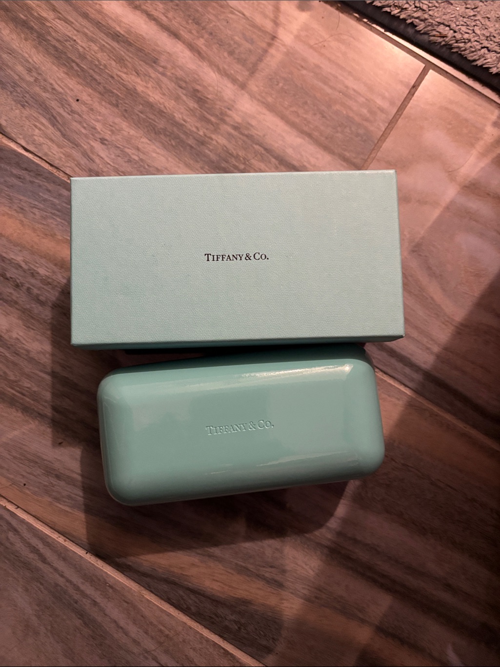 Tiffany & Co. Robin's Egg Blue Eyewear Box And Case
